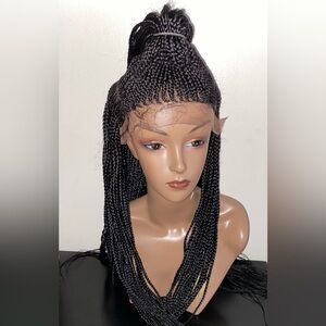 Elegant Black Braided Wig
